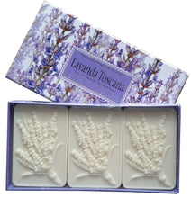 Saponificio Artigianale Fiorentino Tuscan Lavender Scented Set of 3 Italian Soaps